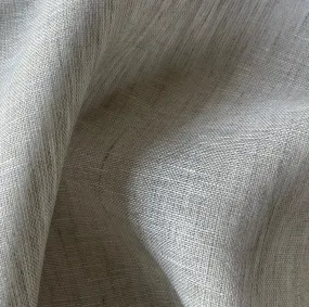 120" Wide Semi-Sheer Oatmeal Linen Scrim (Made in Lithuania)