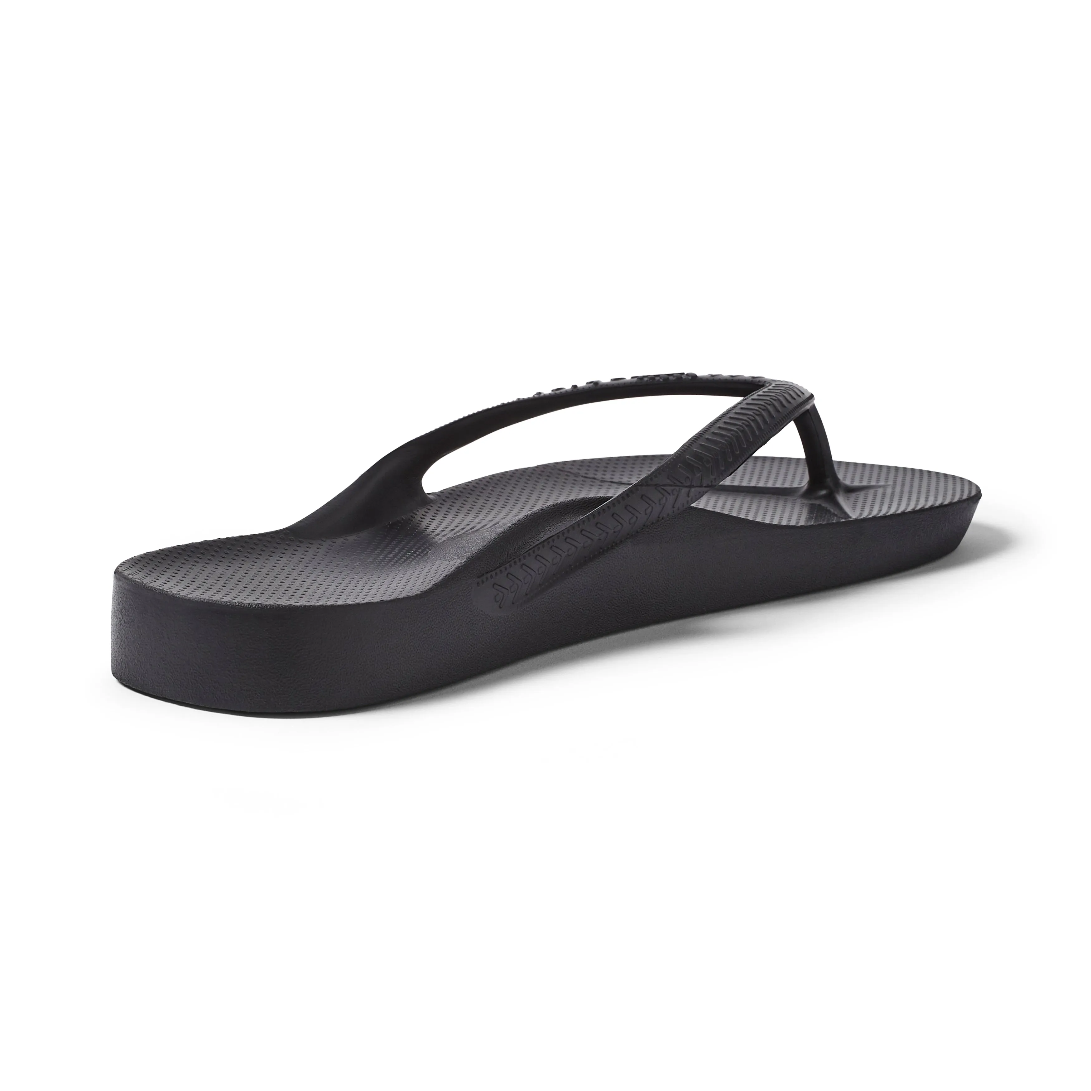 Arch Support Flip Flops - Classic - Black