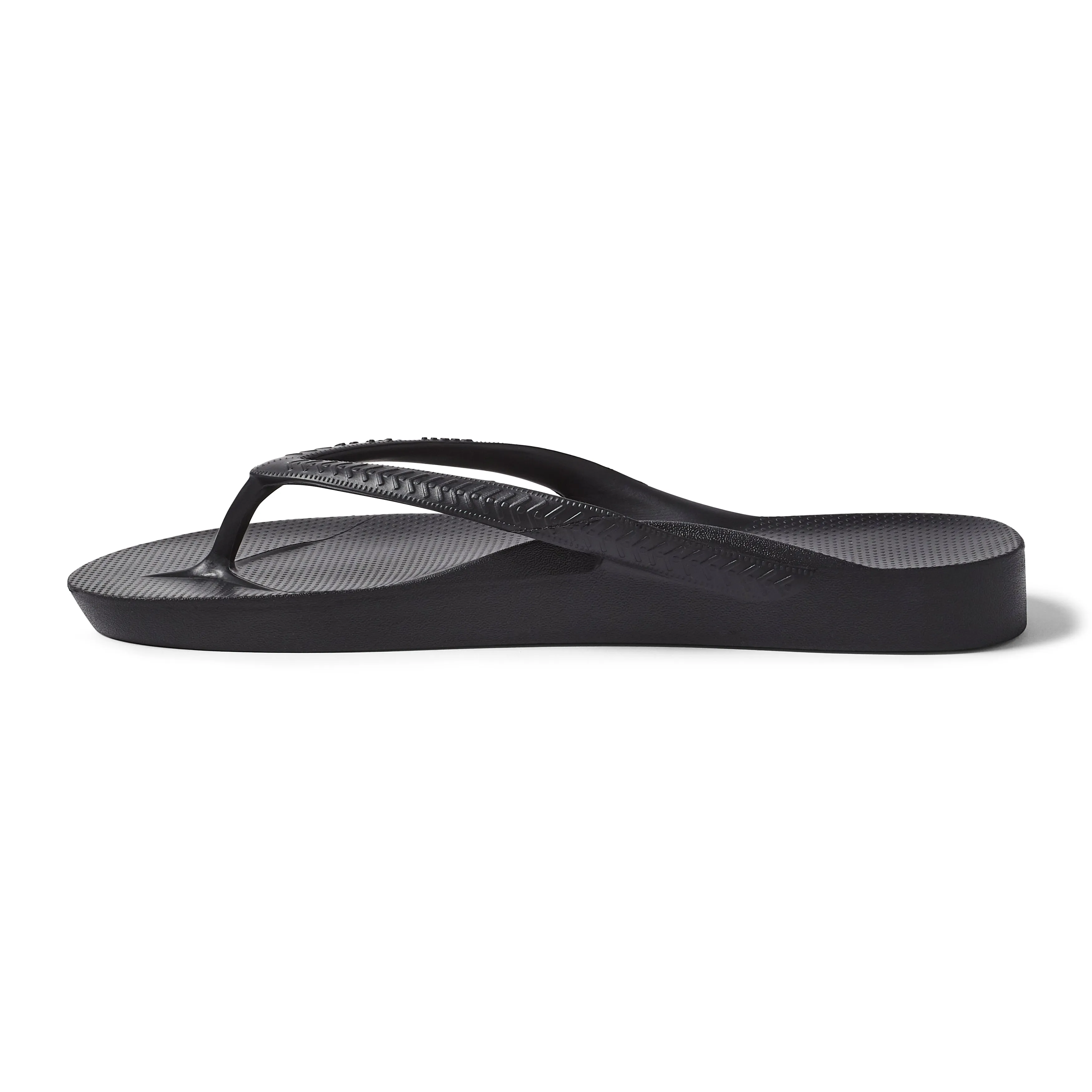 Arch Support Flip Flops - Classic - Black