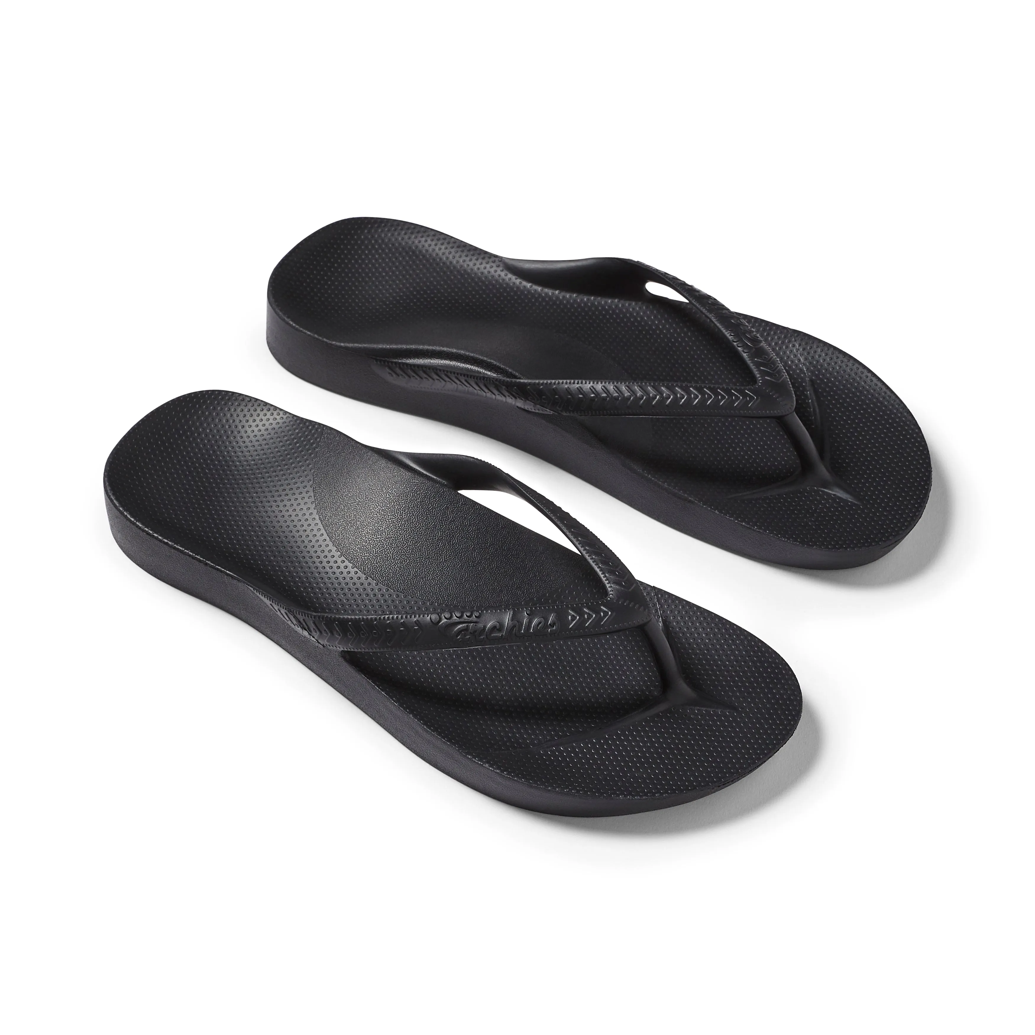 Arch Support Flip Flops - Classic - Black