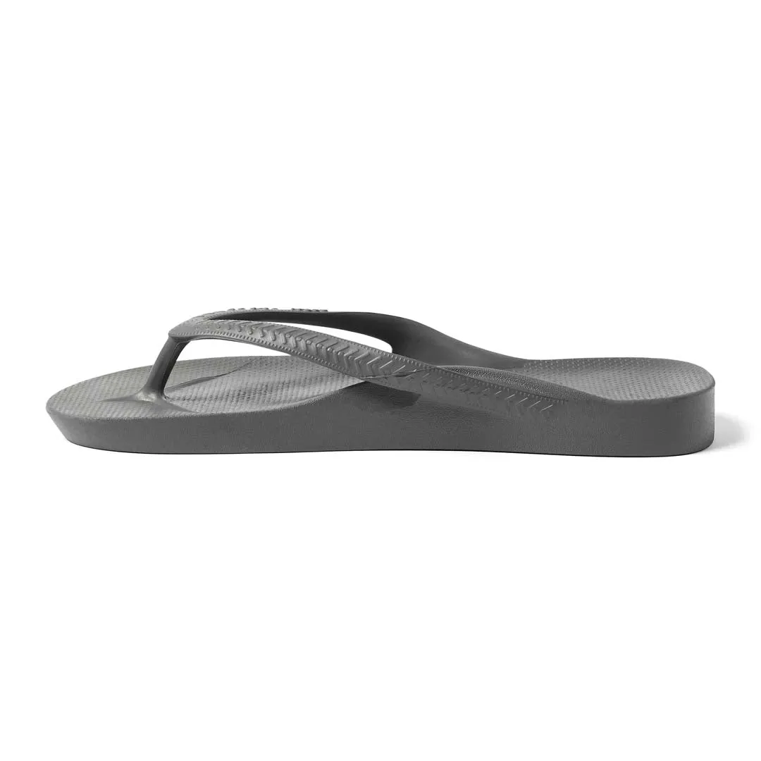 Arch Support Flip Flops - Classic - Charcoal