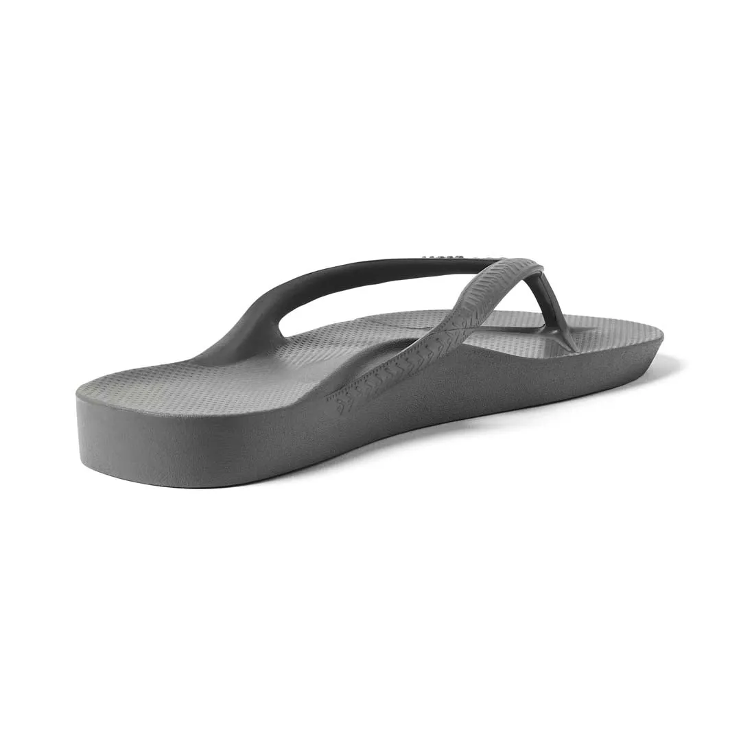 Arch Support Flip Flops - Classic - Charcoal