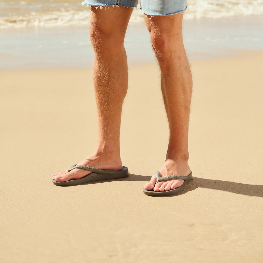 Arch Support Flip Flops - Classic - Charcoal