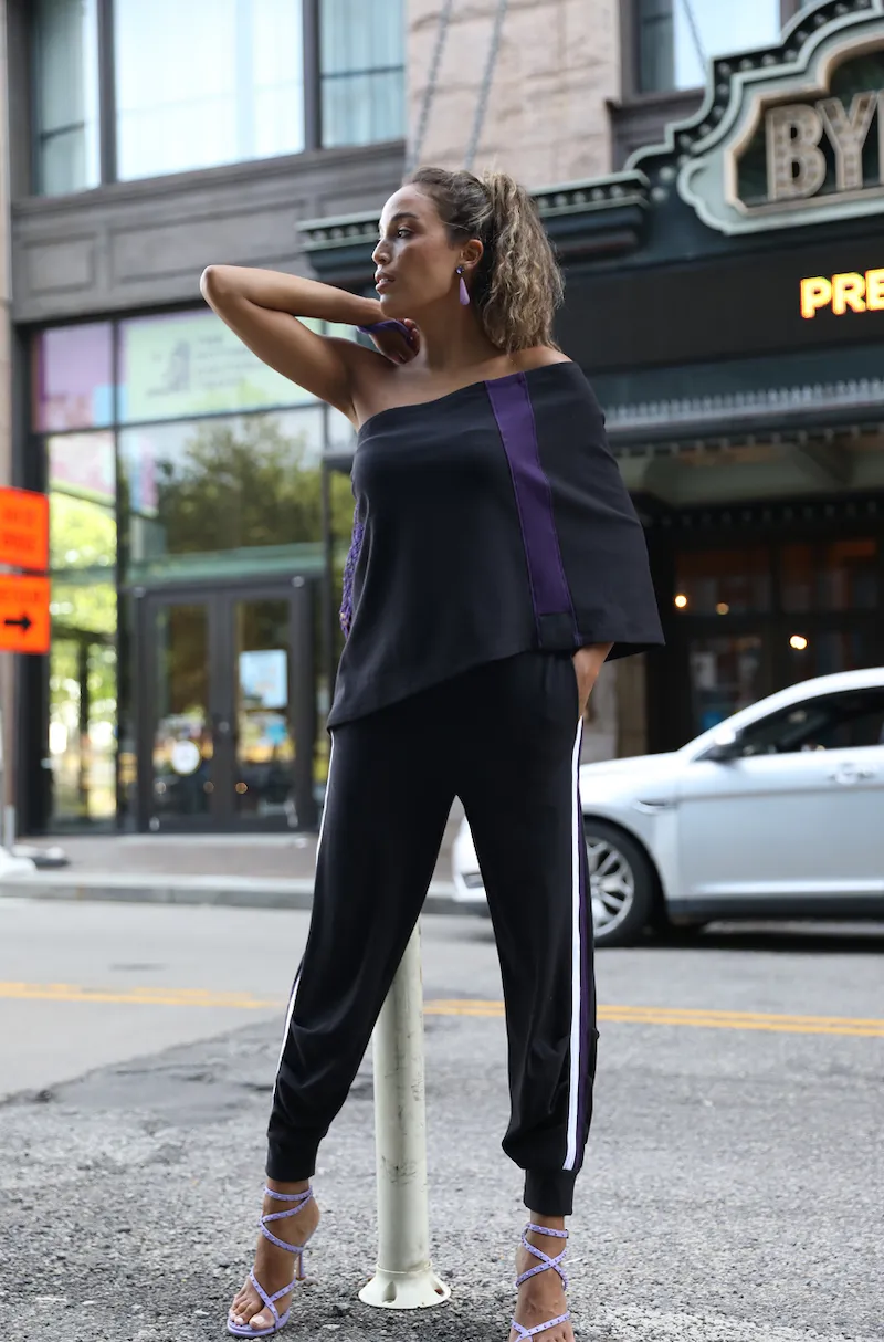 Baltimore Ravens Striped Jogger