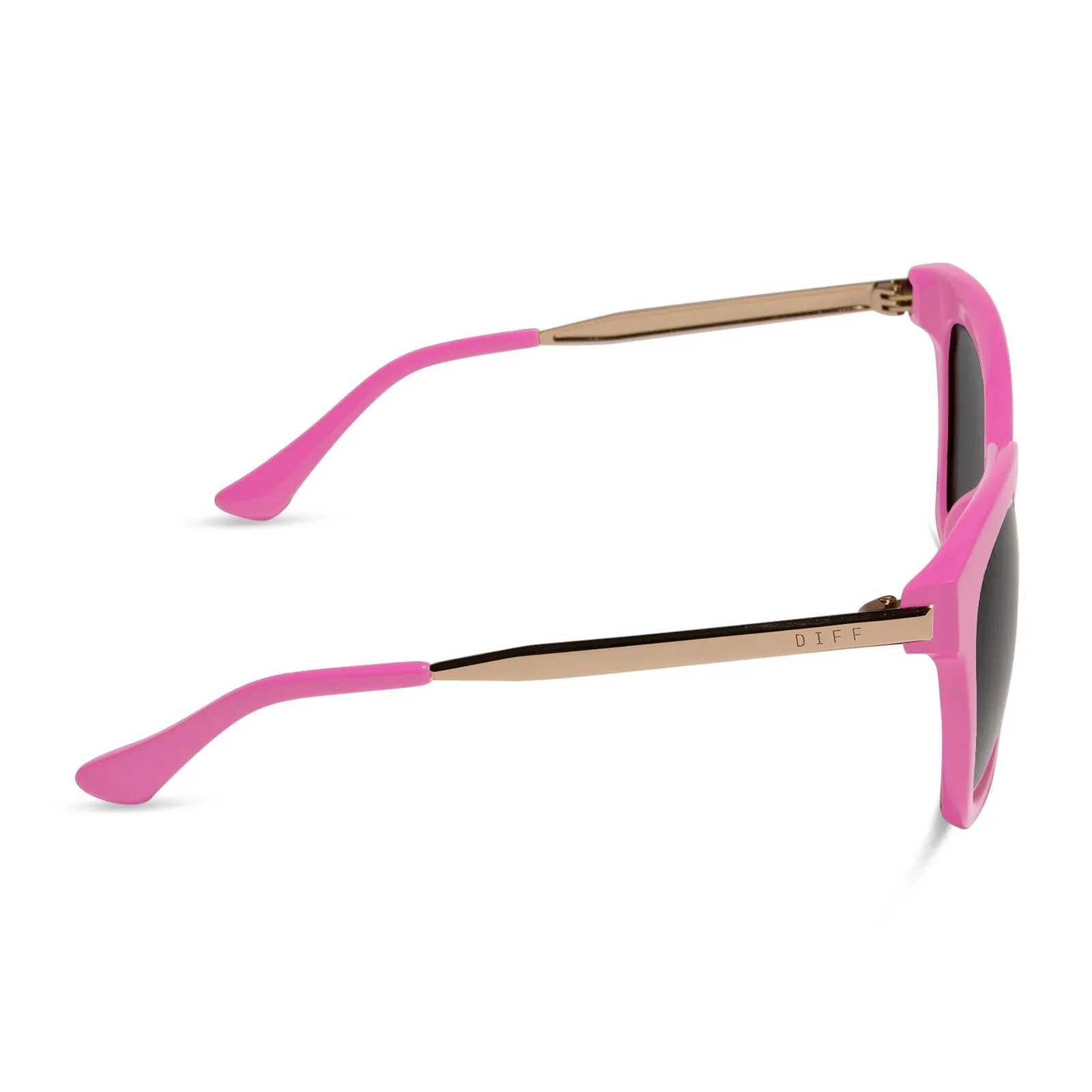 BELLA - BRIGHT PINK   GREY SUNGLASSES