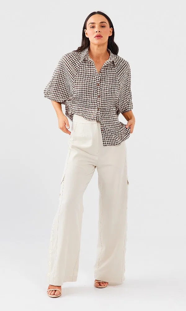 BENNY- Side Button Pants