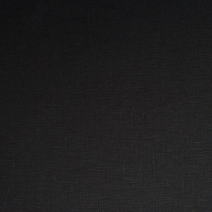 Black Heavy Weight Pure Linen