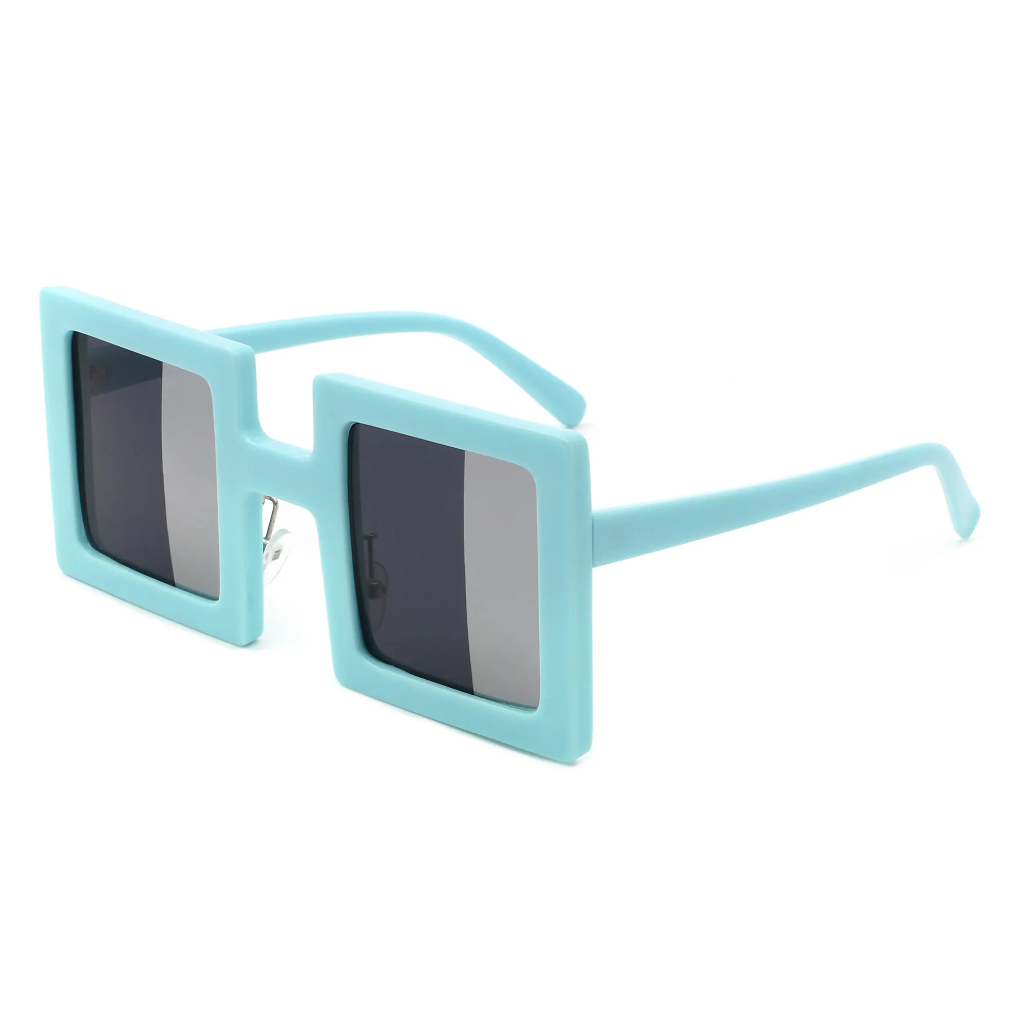 Bryntor - Two-Tone Tinted Bright Box Square Sunglasses