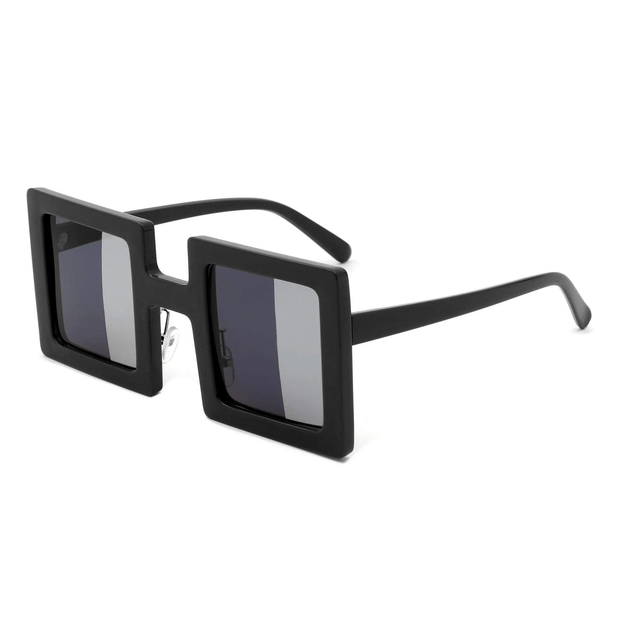 Bryntor - Two-Tone Tinted Bright Box Square Sunglasses