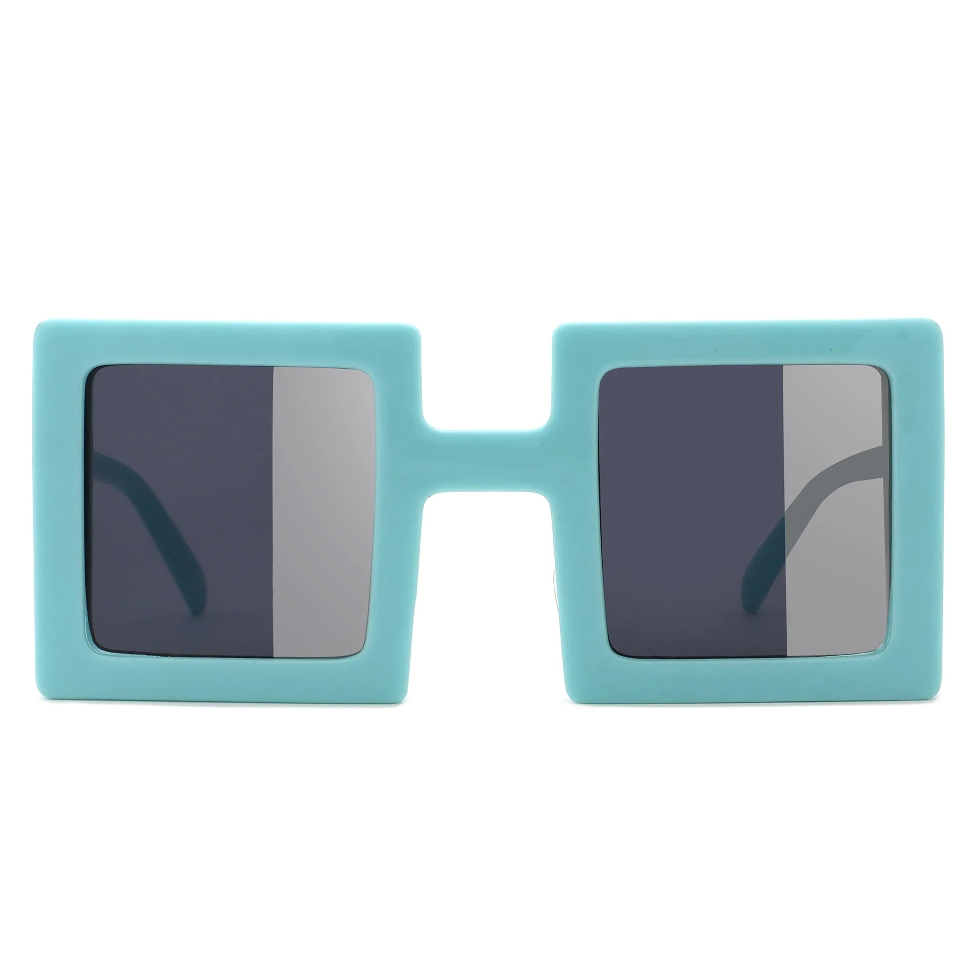 Bryntor - Two-Tone Tinted Bright Box Square Sunglasses