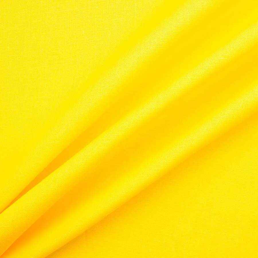 Canary Yellow Pure Linen