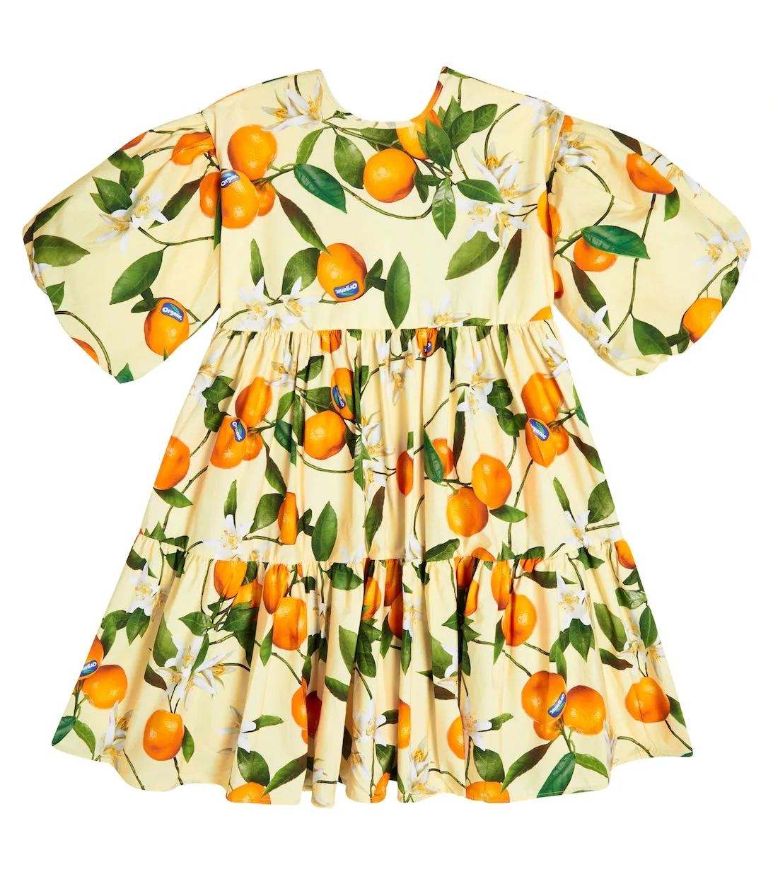 Casta Floral Molo Dress, Orange