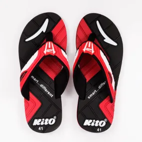 Cherry Black Kito Men Flip Flop