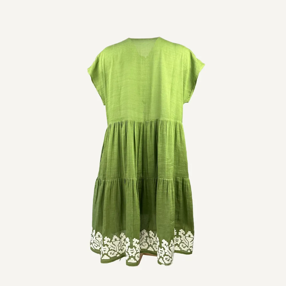 Citrus Carnet Dress - Olive