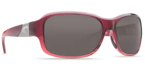 Costa Del Mar Inlet Sunglasses - Pomegranate Fade/Gray 580G