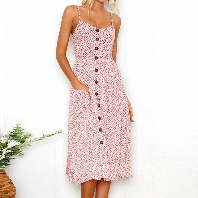 Ditsy Floral Sun Dress