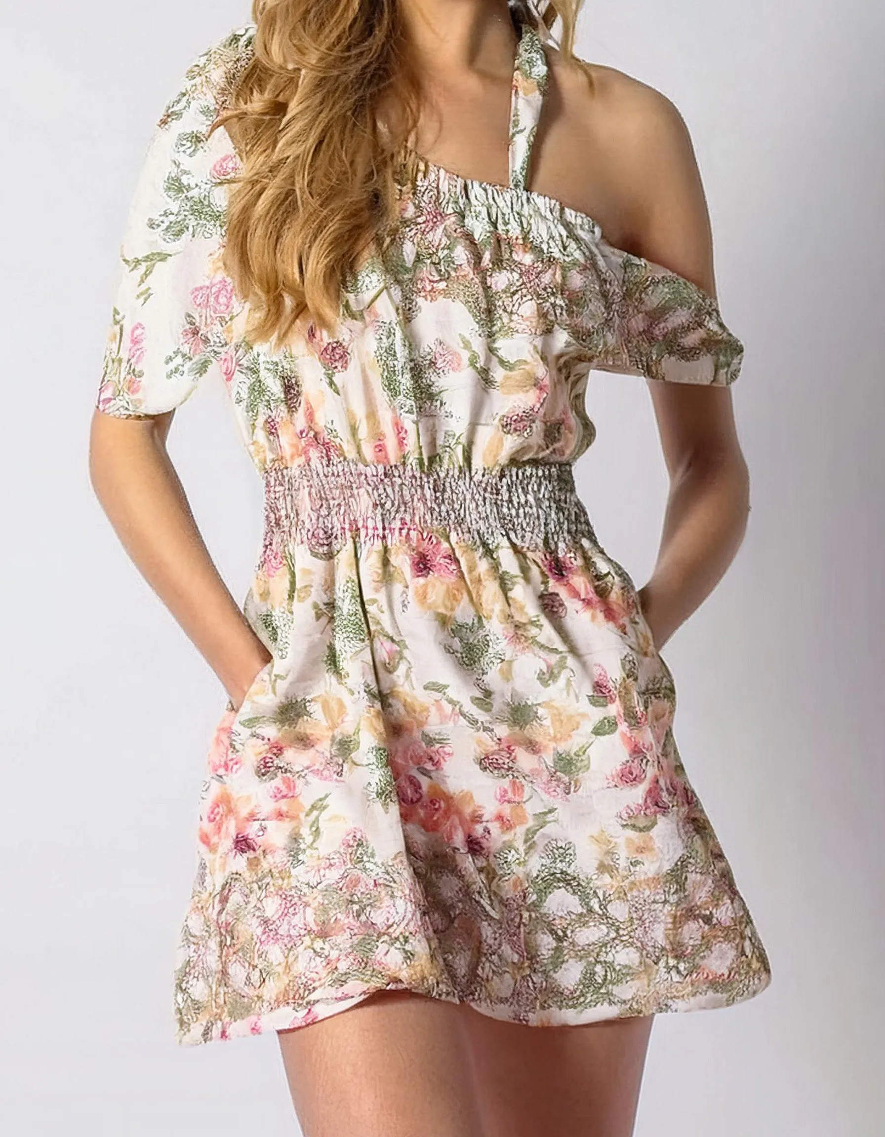 Floral Delight Off-Shoulder Sundress