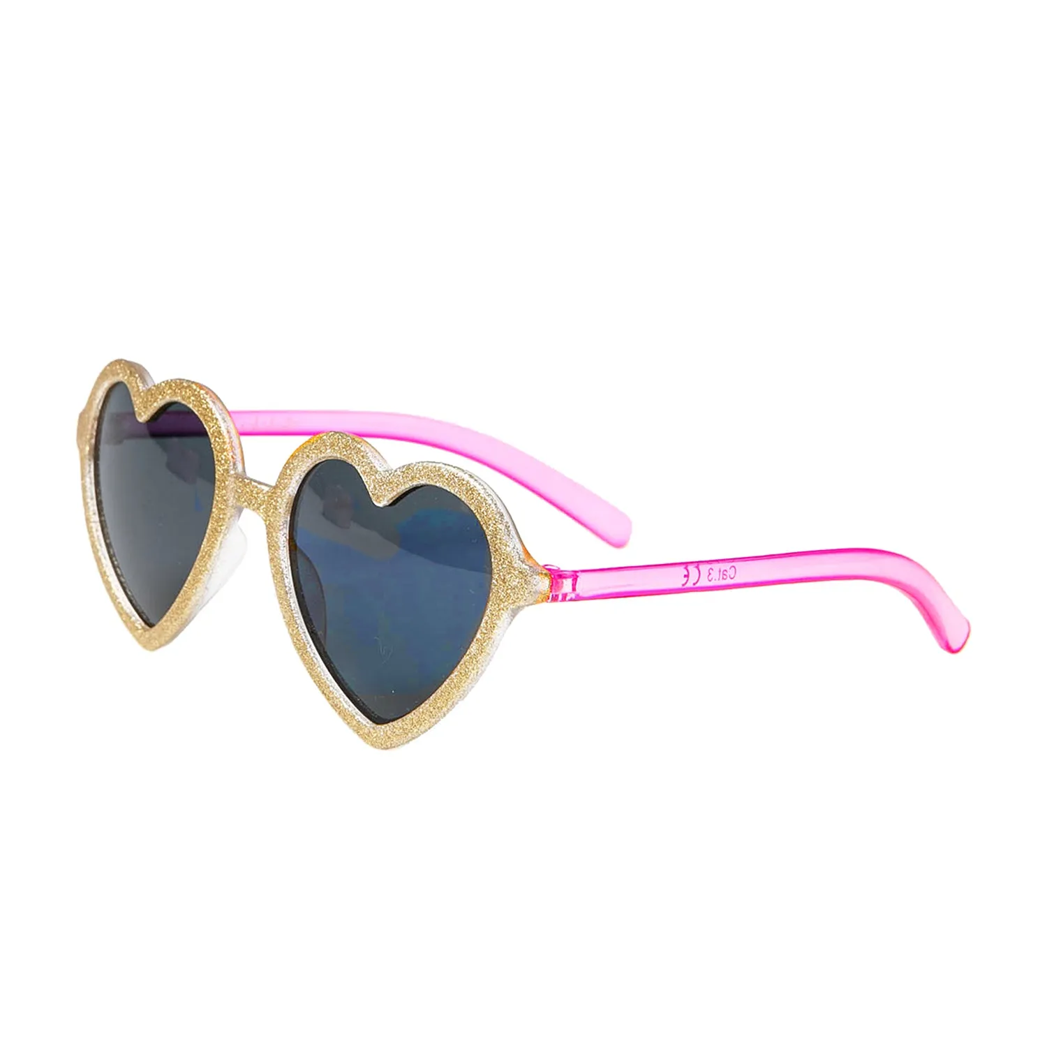 Glitter Heart Kids Sunglasses