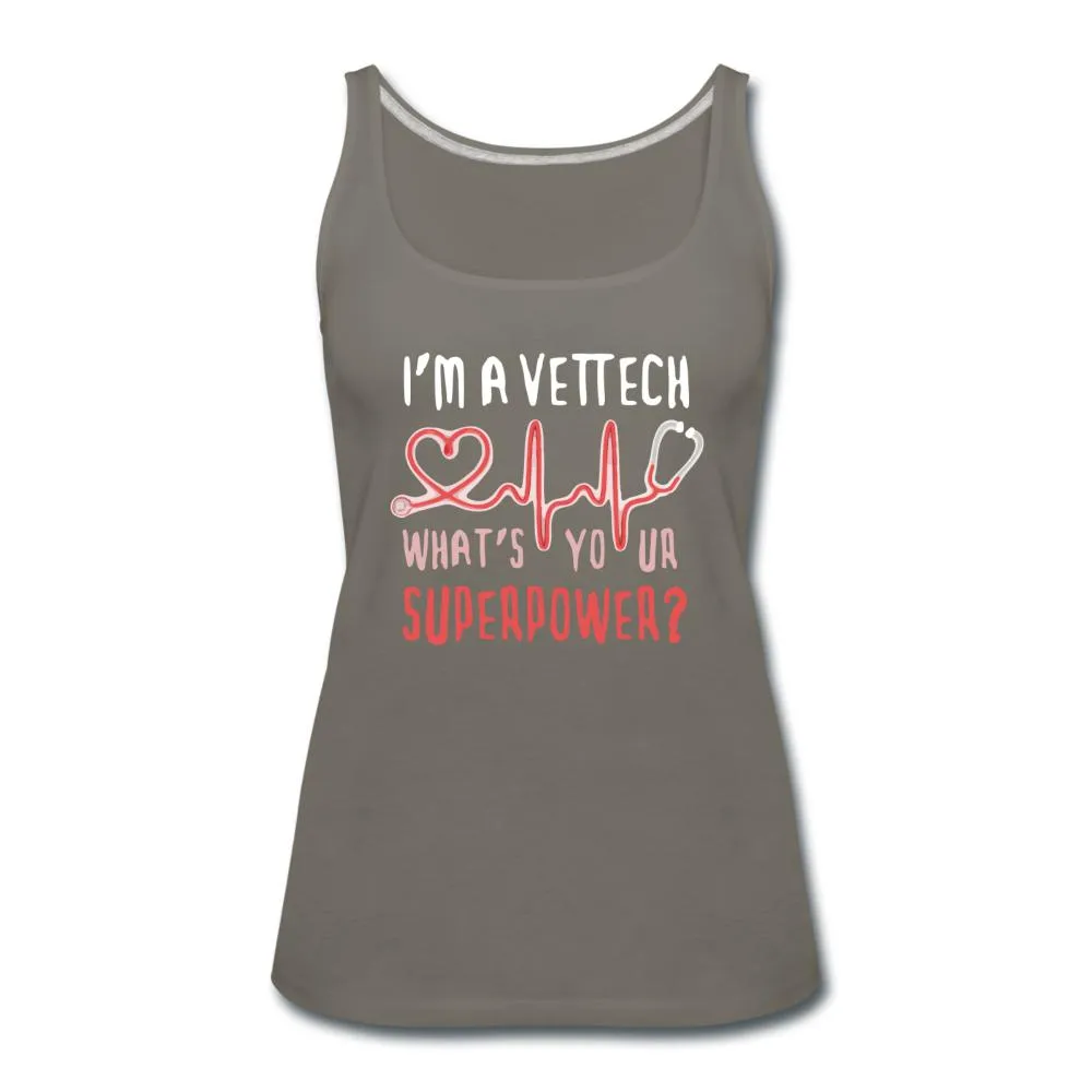 I'm a vet tech, what's your superpower? Women's Tank Top