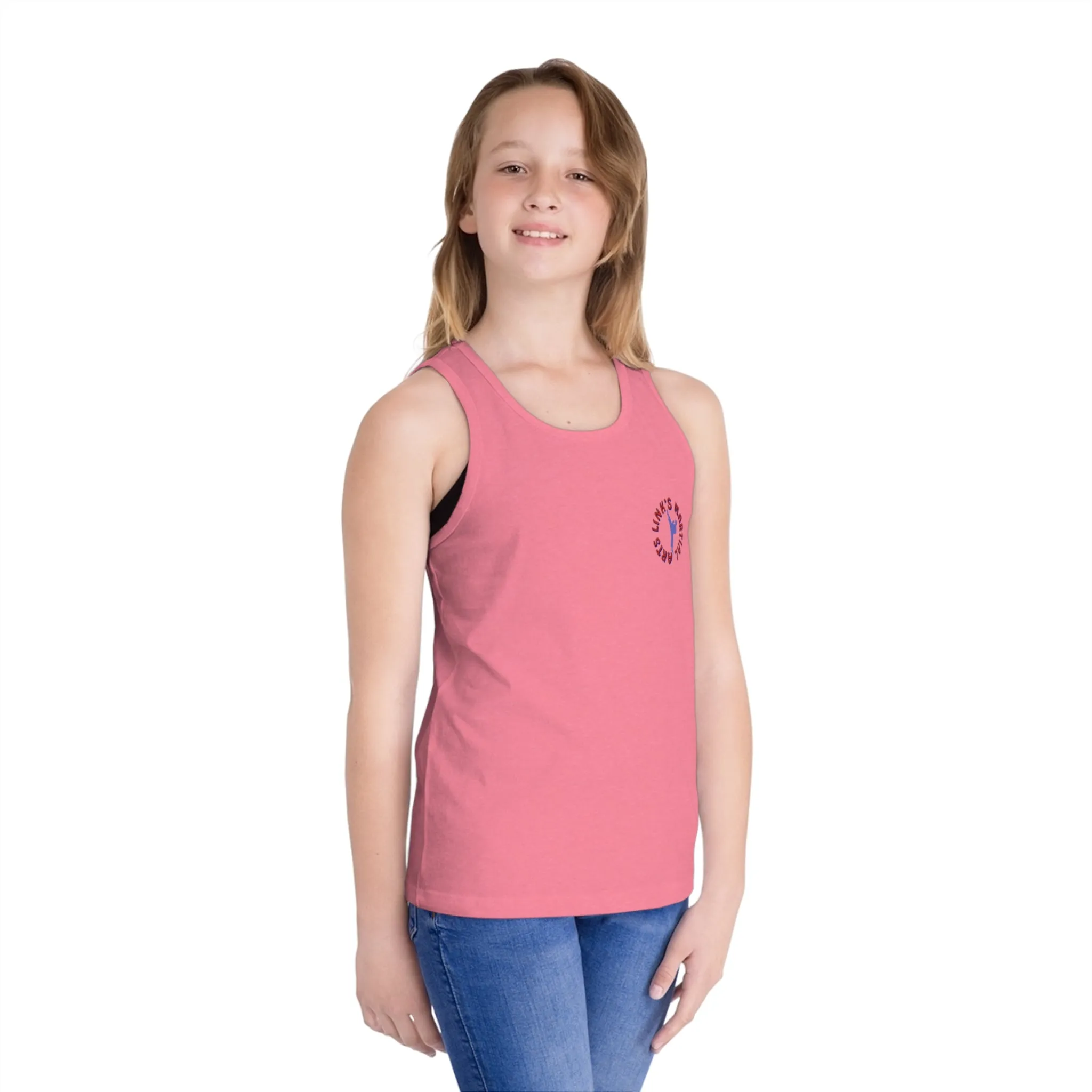 Link's Martial Arts Kid's Jersey Logo Tank Top