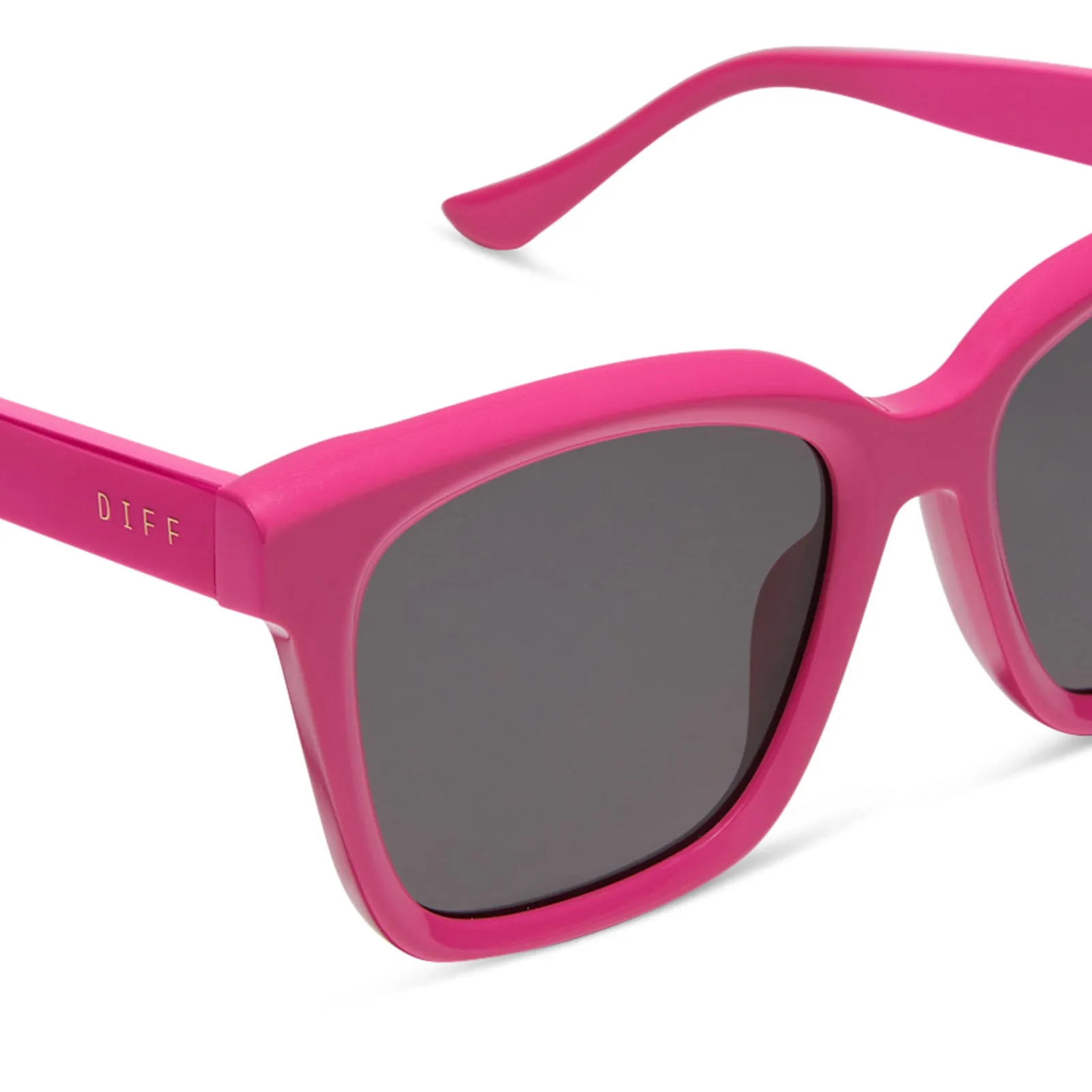 MEREDITH - BRIGHT PINK   GREY SUNGLASSES