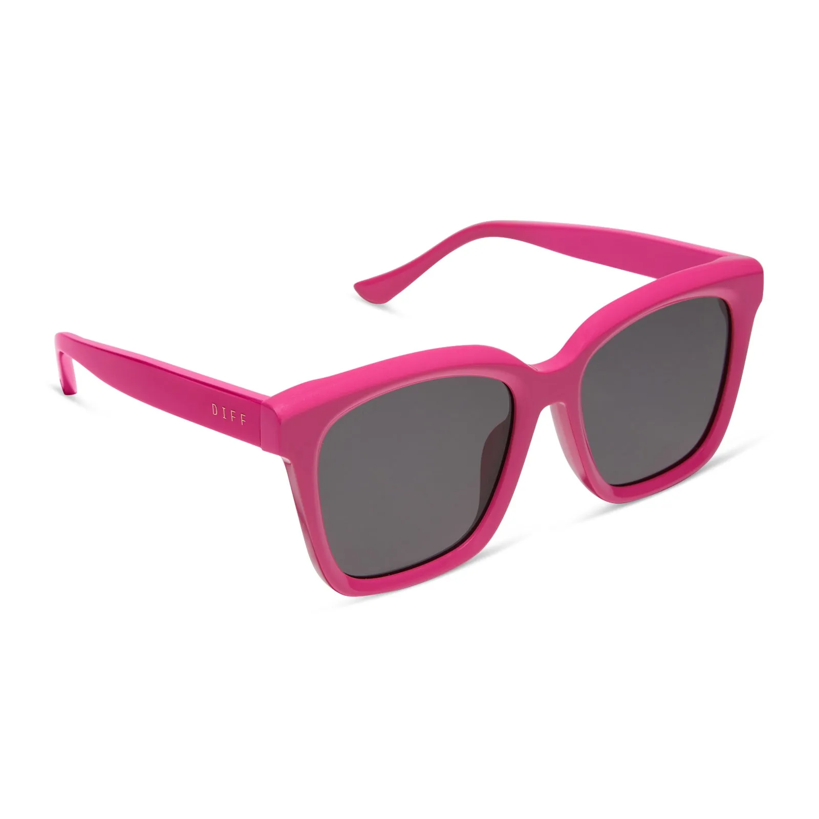 MEREDITH - BRIGHT PINK   GREY SUNGLASSES