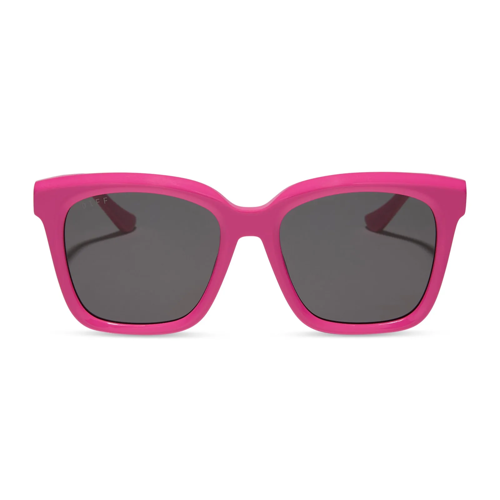 MEREDITH - BRIGHT PINK   GREY SUNGLASSES