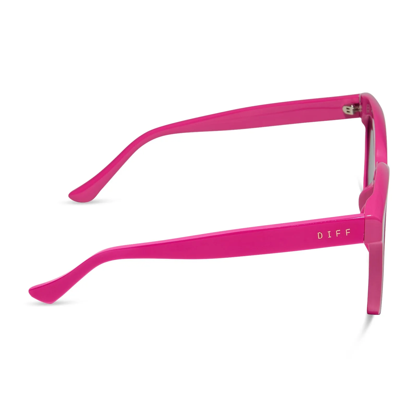 MEREDITH - BRIGHT PINK   GREY SUNGLASSES