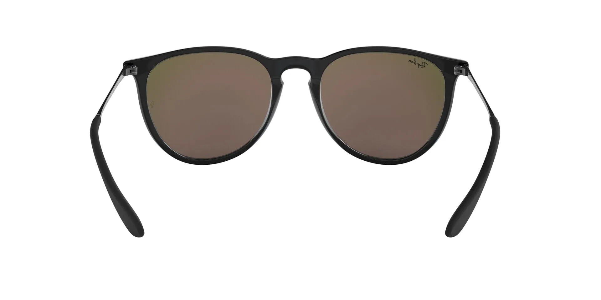 RAY-BAN Erika Color Mix Black/Gunmetal - Blue Mirror Sunglasses