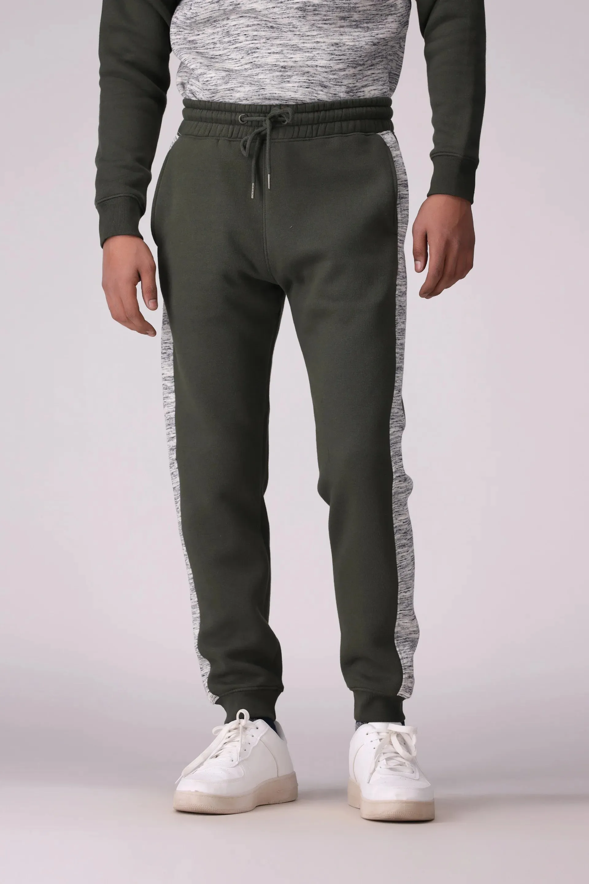 Side Striped Knitted Jogger Pants