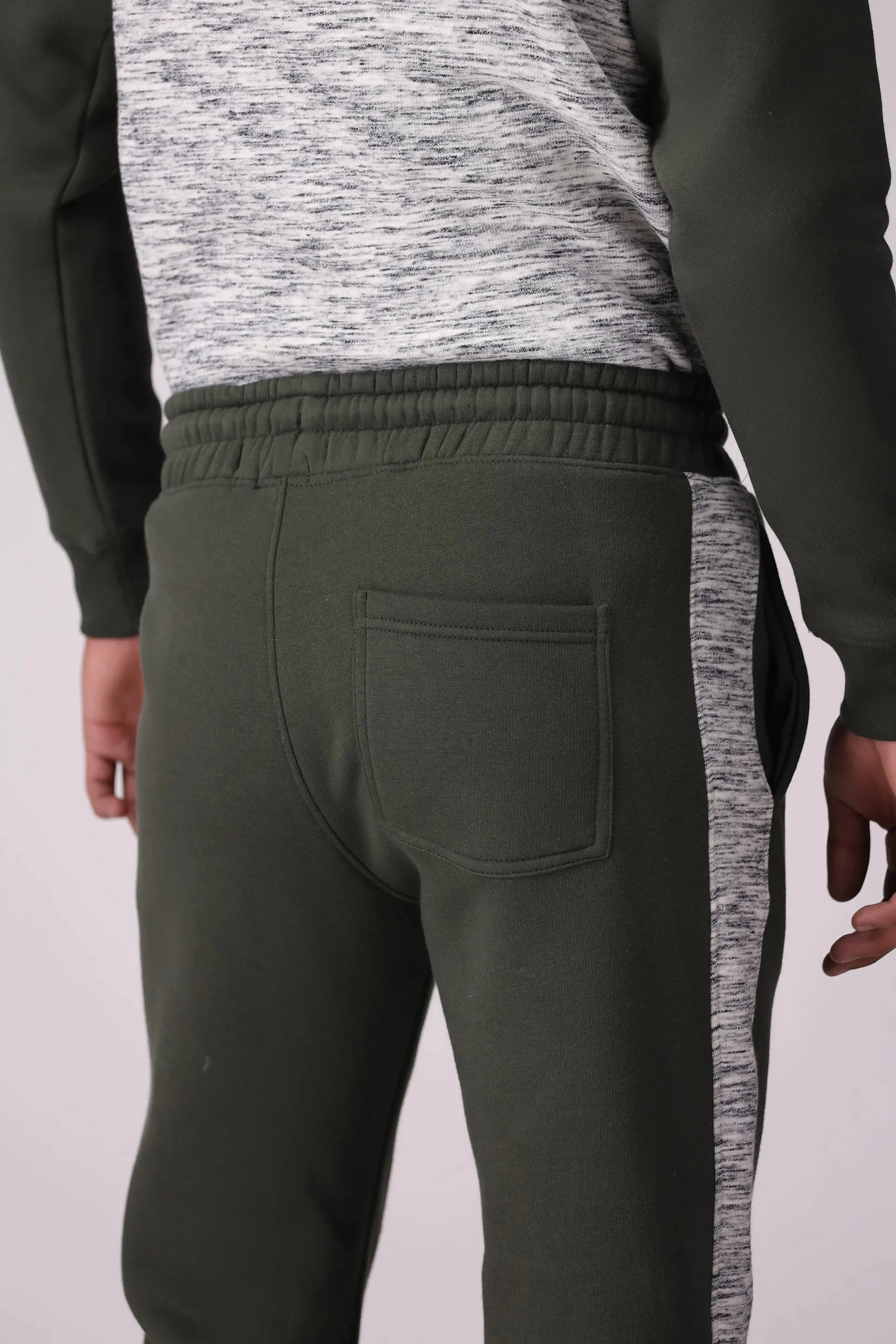 Side Striped Knitted Jogger Pants