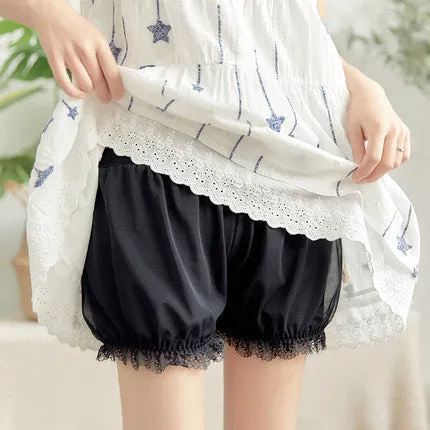 Summer Chiffon Women High Waist Fold Loose Casual Drawstring Cozy Minimalist Wide Leg Pants