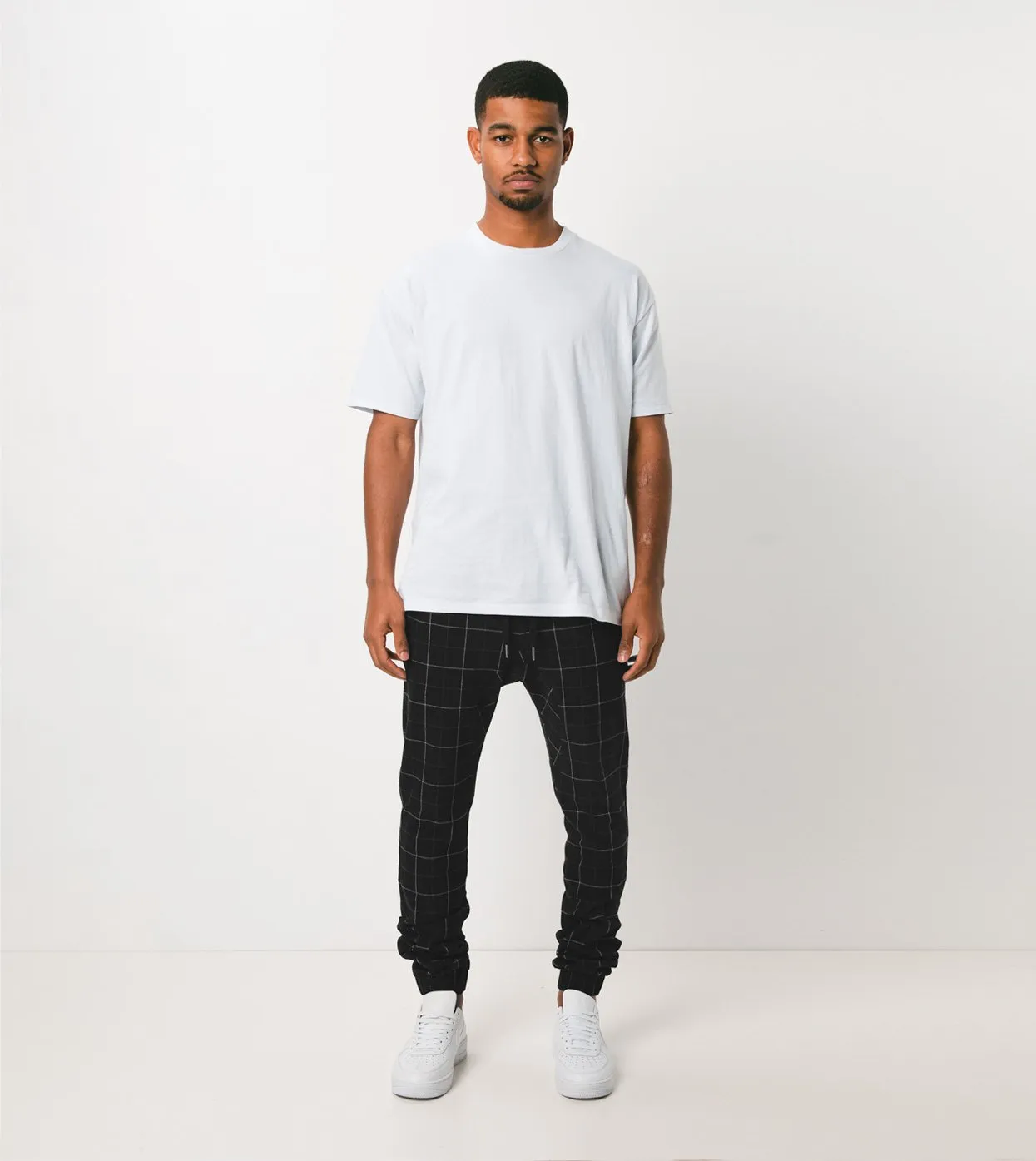 Sureshot Gridline Jogger Black/White - Sale