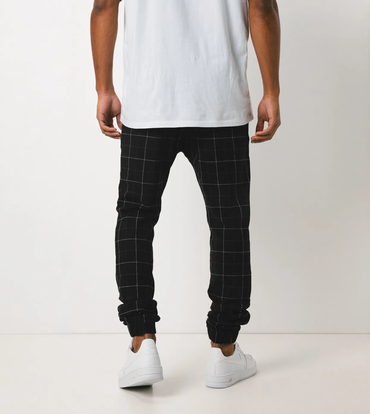 Sureshot Gridline Jogger Black/White - Sale