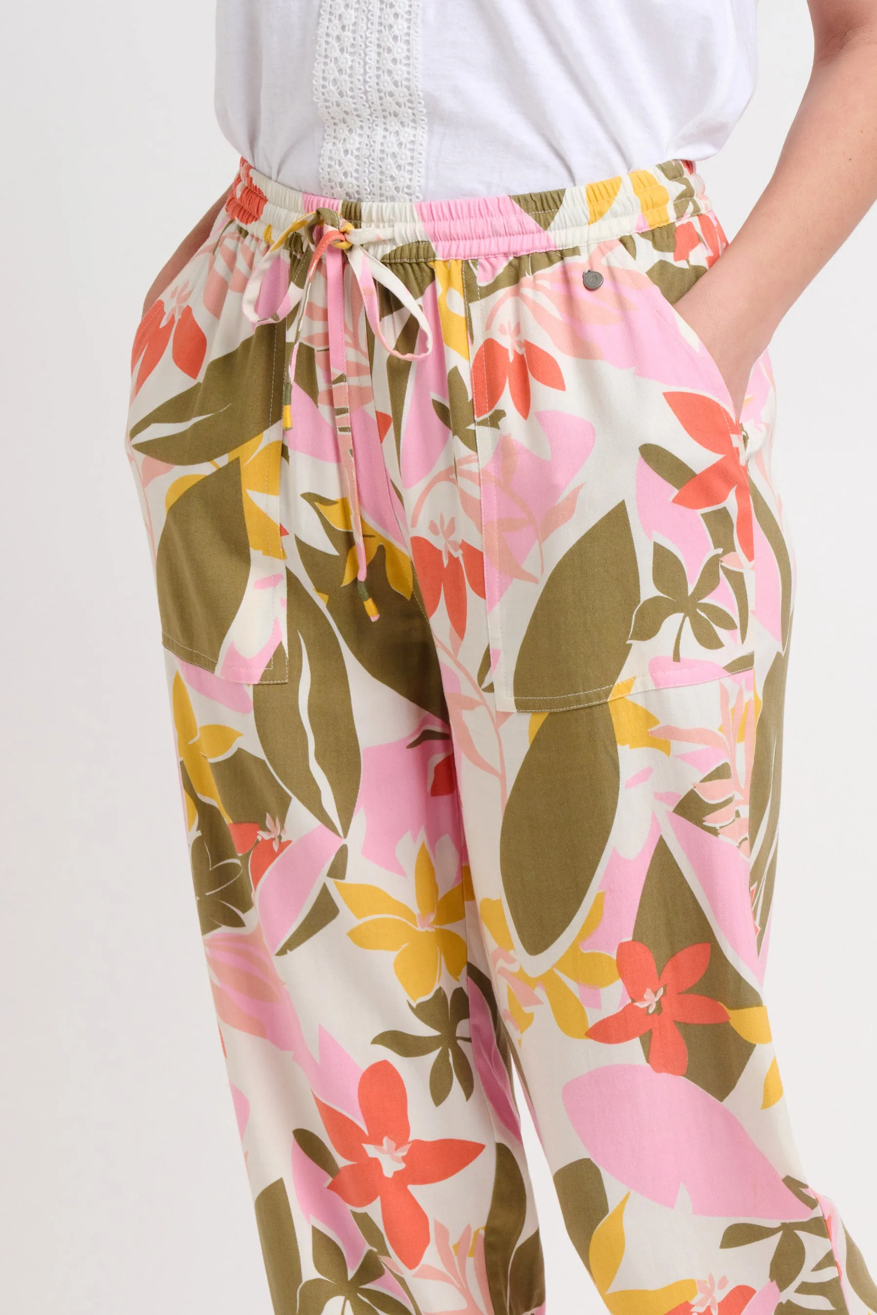 Tropical Palm Traveller Pants