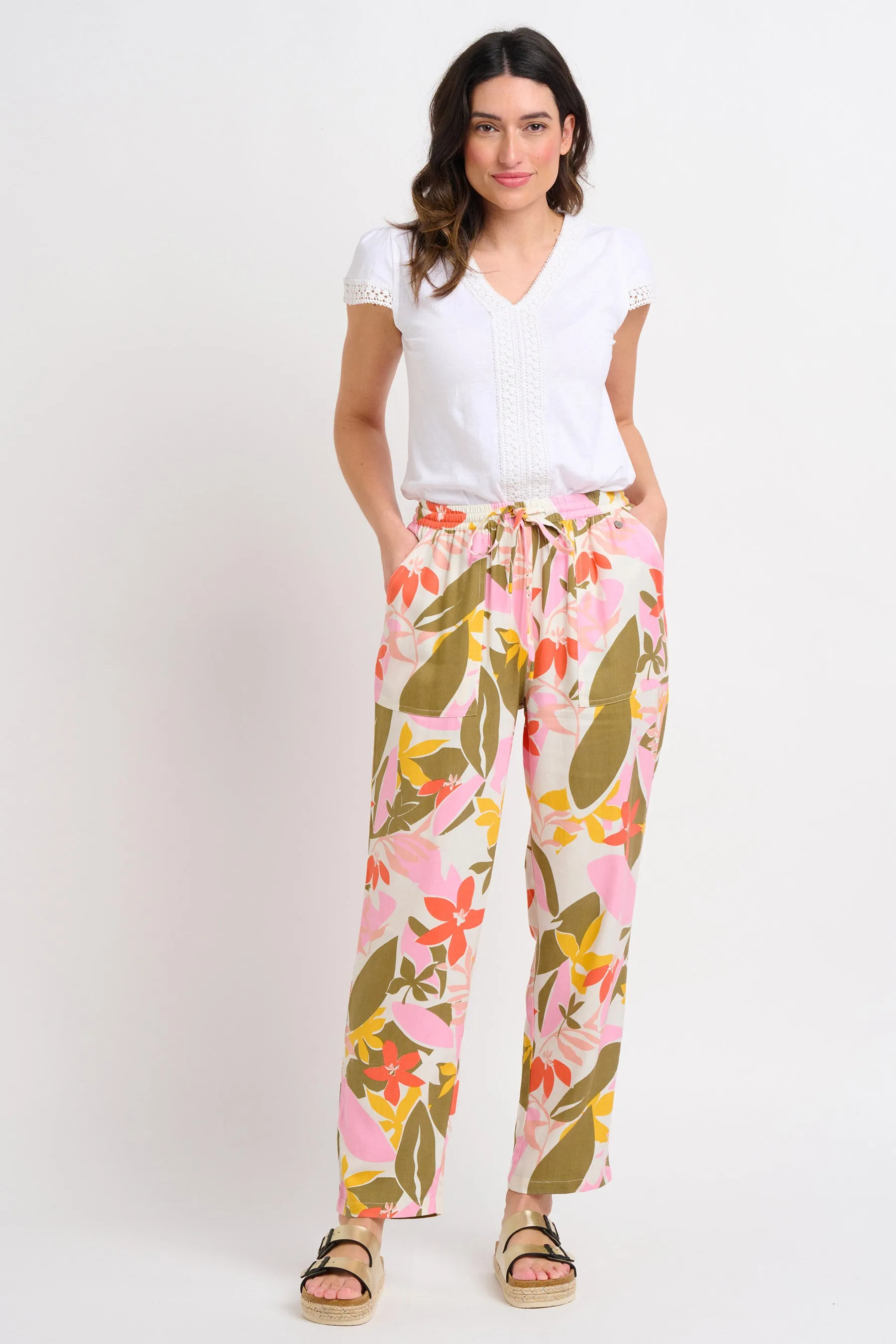 Tropical Palm Traveller Pants