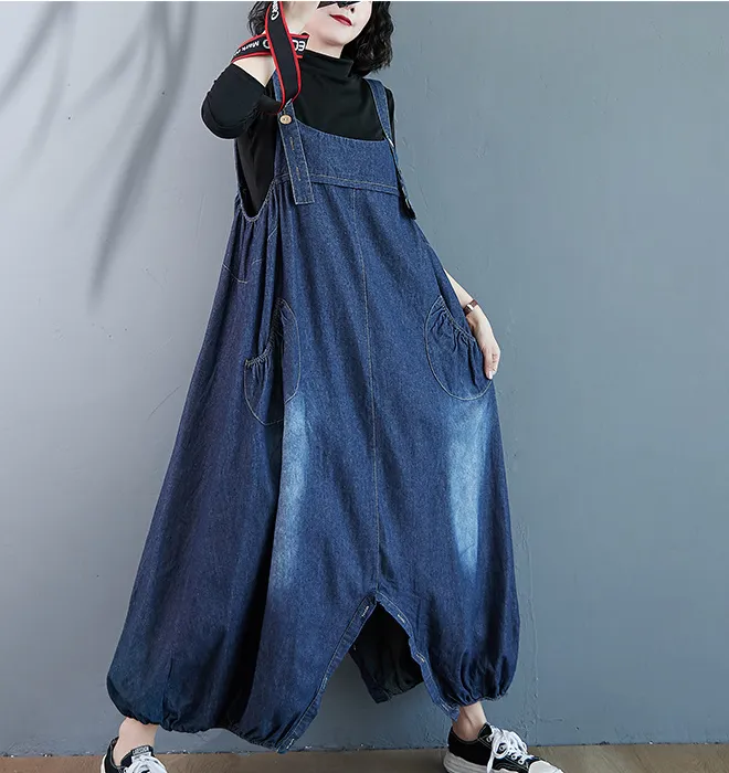 Two Wearing StylesDenim Dresses Loose Summer Dresses Casual Women Dresses ZRL97213