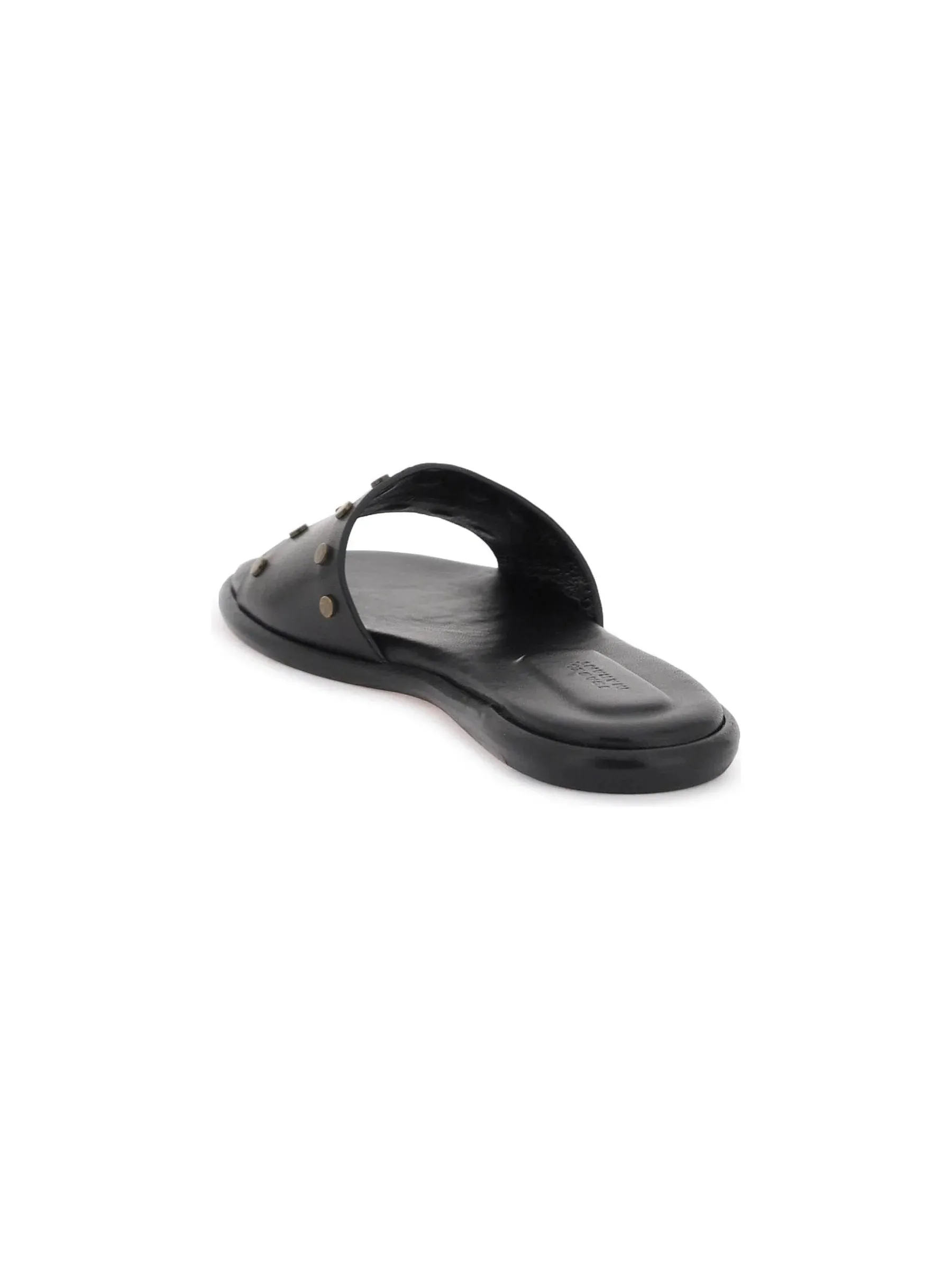 Vikee Leather Slides