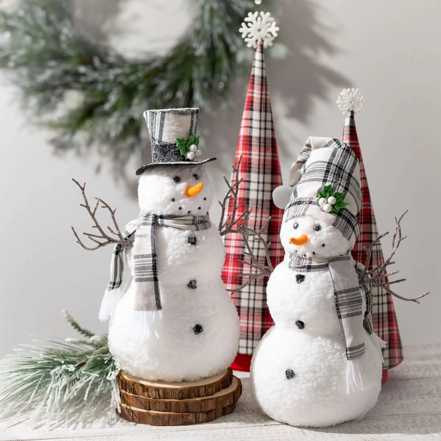 Whimsical Snowmen Figurine Set