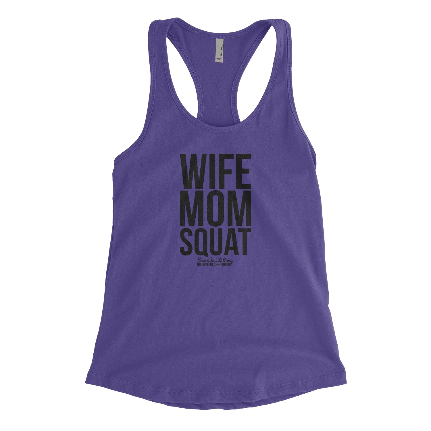 Wife Mom Squat Blacked Out