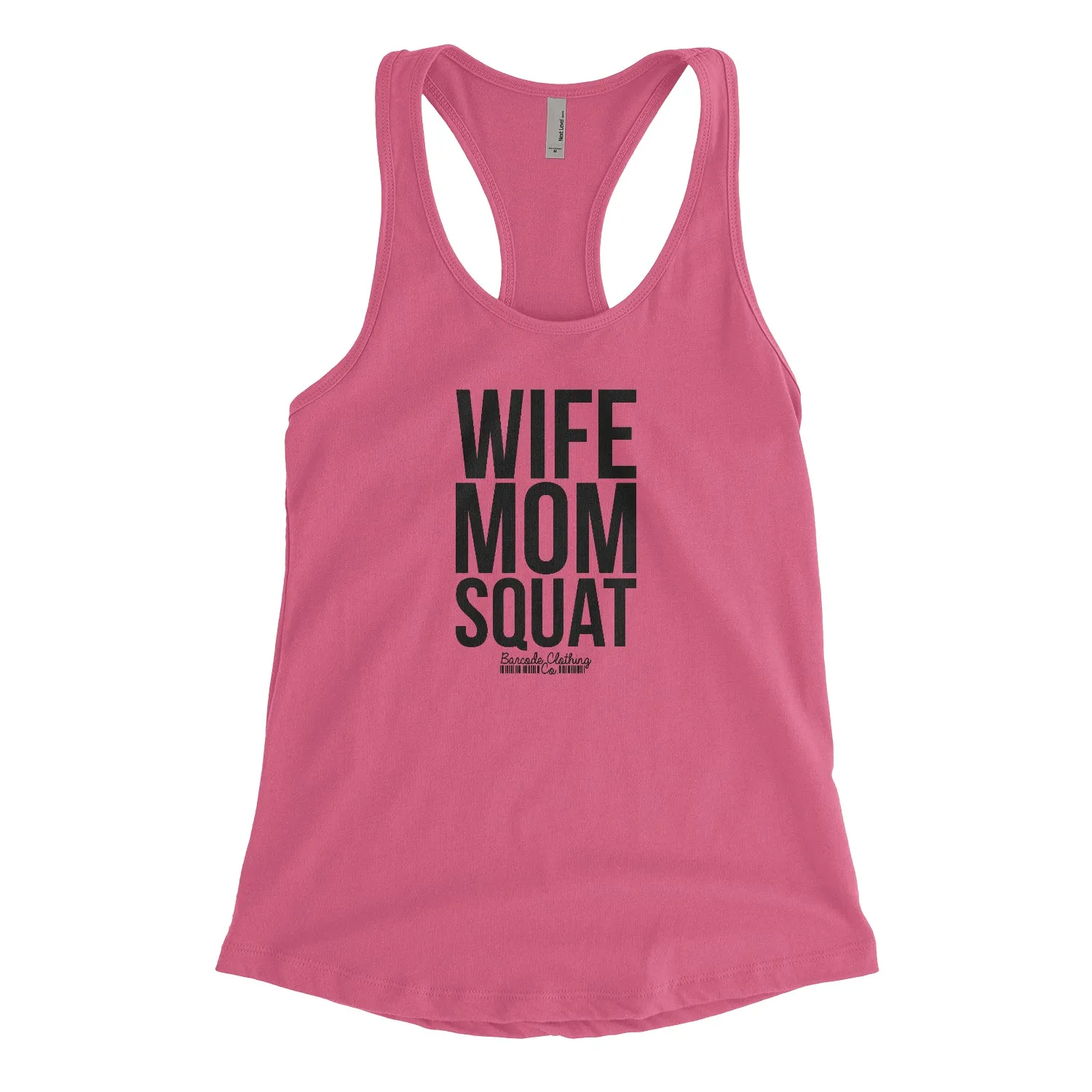 Wife Mom Squat Blacked Out