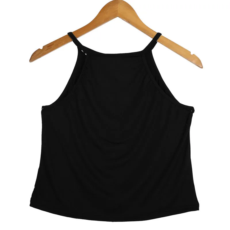 Women's Summer Casual Solid Crop Top