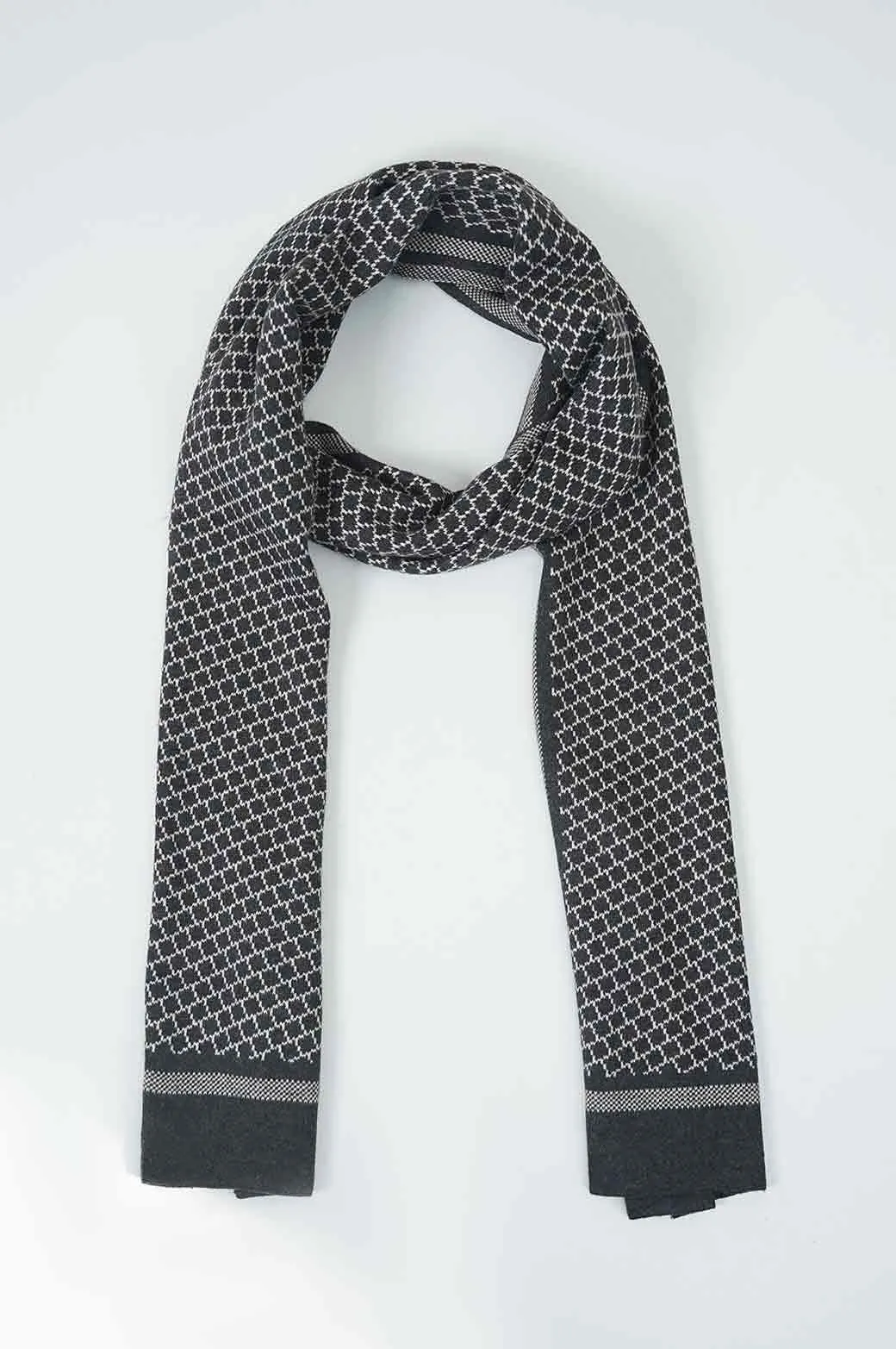 WOVEN PATTERNED SCARF