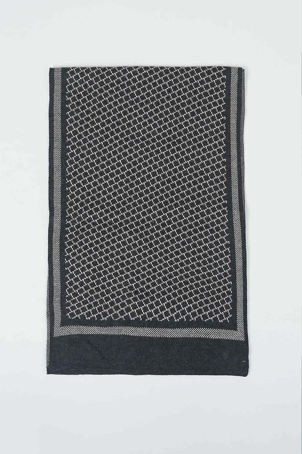 WOVEN PATTERNED SCARF