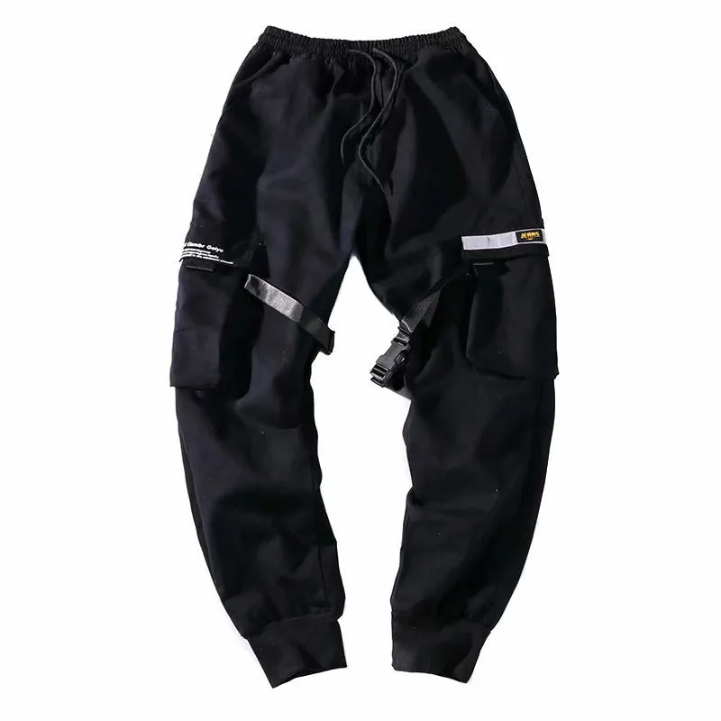 Young Cargo Pants Student Slim Look Slim-Fit Pants