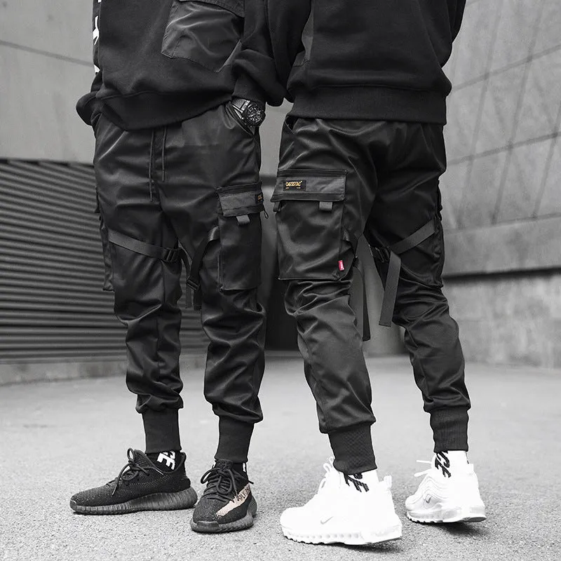 Young Cargo Pants Student Slim Look Slim-Fit Pants