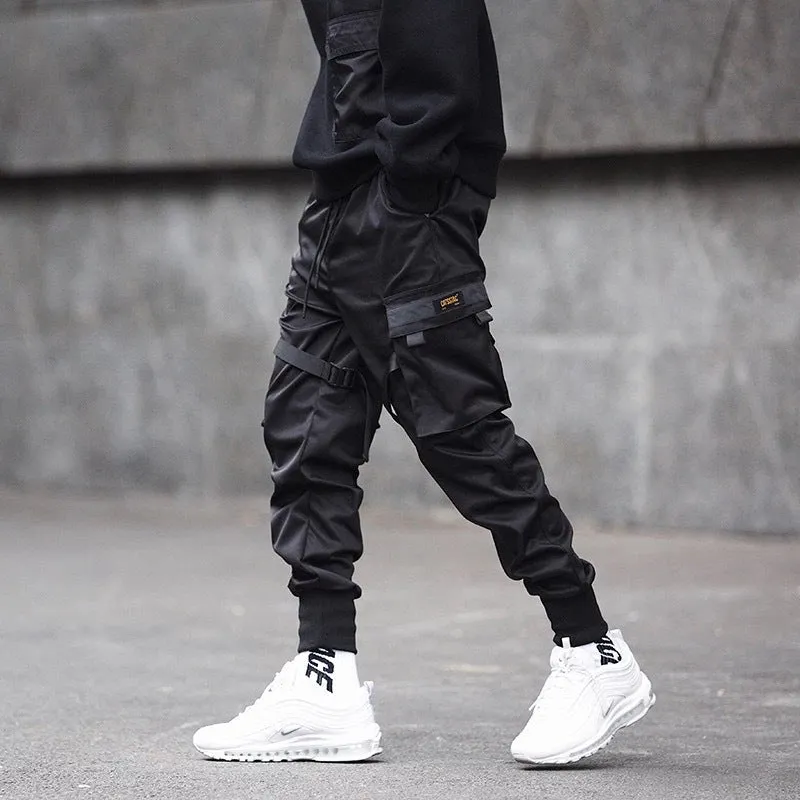 Young Cargo Pants Student Slim Look Slim-Fit Pants